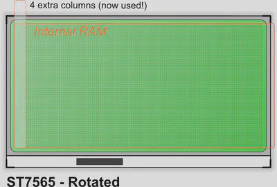 ST7565 - Rotated screen
