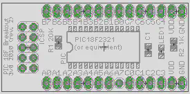 PCB0001 silkscreen